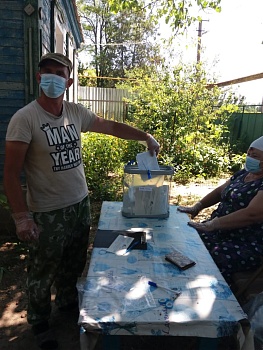 Голосование на дому – просто и безопасно