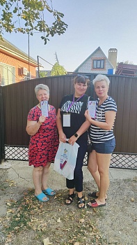 Продолжается адресное информирование избирателей