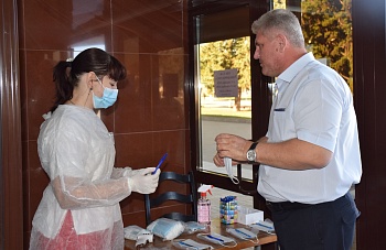 Глава Каневского района принял участие в голосовании