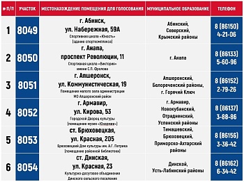 Информационное сообщение о голосовании на экстерриториальных избирательных участках