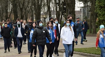 Всероссийская акция «10 000 шагов к жизни» прошла в Каневской