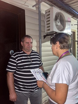 Продолжается адресное информирование избирателей