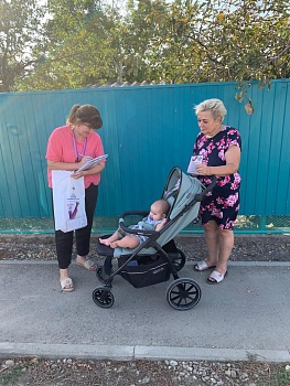 Продолжается адресное информирование избирателей