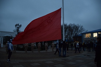 Над Каневской реет знамя Победы в честь 78-ой годовщины освобождения района от немецко-фашистских захватчиков