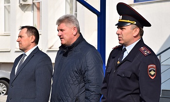 В Каневском районе провели единый развод для мобильных отрядов самоконтроля