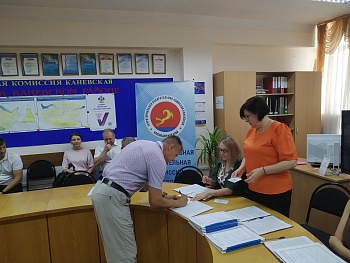 Заседание ТИК Каневская