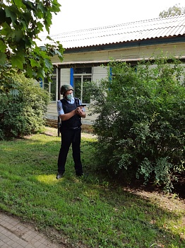 Тренировка по эвакуации граждан из помещения для голосования