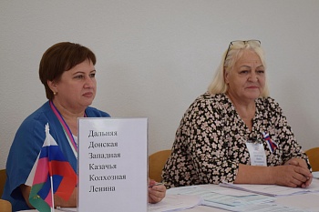 Активно голосуют жители станицы Новодеревянковской