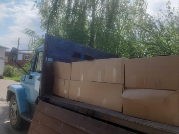 Семьи района продолжают получать помощь в условиях карантина