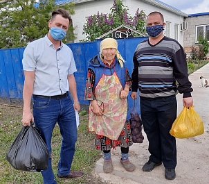 Продуктовую помощь оказывают семьям района в условиях карантина крупные сельхозпредприятия
